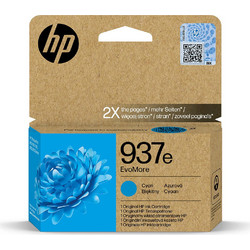 HP 937e Cyan Μελάνι Εκτυπωτή Inkjet 937E