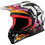 LS2 MX708 Fast II Wash Black White Orange Κράνος Μηχανής Motocross 1450gr