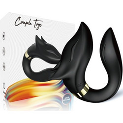 Armony Fox Vibrator For Couples Black