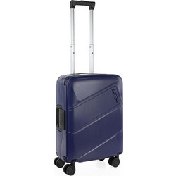 JASLEN 161850-02 Βαλίτσα Καμπίνας 55x40x20cm με 4 Ρόδες Navy Μπλε