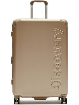 Discovery Focus D005HA.71.15 Βαλίτσα Μεγάλη 77x51.5x32cm με 4 Ρόδες Χρυσή