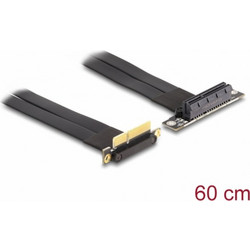 DeLOCK PCI Express x4 male 90 angled σε x4 slot 90 angled Riser Card 0.6m