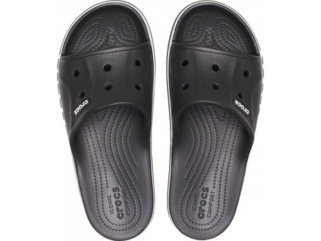 Crocs Bayaband Ανδρικές Παντόφλες Καλοκαιρινές Ανατομικές Κολυμβητηρίου Μαύρες 205392-066