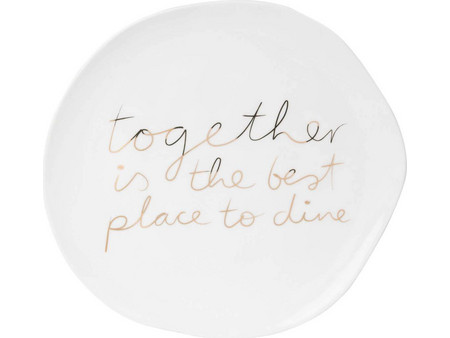 Raeder Πιάτο Ρηχό Πορσελάνης Together Is The Best 22cm RD0014791