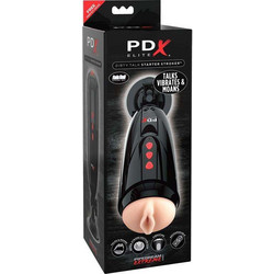 Pipedream PDX Elite with Vibration & Voice Pocket Pussy Αυνανιστήρι με Δόνηση