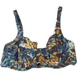 Solano Bikini Top Πετρόλ Κίτρινο 30-1581E-24