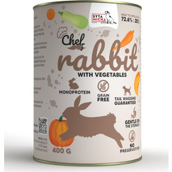 Syta Micha Chef Adult with Rabbit & Vegetables 400gr