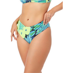 Minerva Argentina Ψηλόμεσο Bikini Slip Floral Τιρκουάζ Lime 90-92034-121