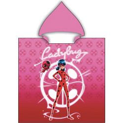 Borea Ladybug Παιδικό Πόντσο Θαλάσσης Microfiber Φούξια 55x110cm