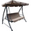 HomeMarkt Likid Τριθέσια Κούνια Μεταλλική Καφέ HM5980.02