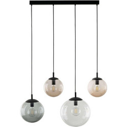 TK Lighting Esme 4795 Κρεμαστό Φωτιστικό Οροφής Ράγα Πολύφωτο E27 Πολύχρωμο
