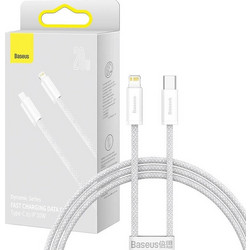Baseus Dynamic Braided USB-C to Lightning Cable 1m White CALD000002