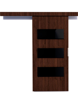 PoliHome Rea Πόρτα Εσωτερική Συρόμενη Laminate Wenge 96x205cm 162646499