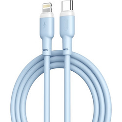 XO NB208A USB-C to Lightning Cable 20W 1m Light Blue 6920680826834