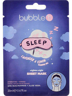Bubble T Lavender & Lemon Sheet Μάσκα Ματιών για Ενυδάτωση με Αλόη 20ml