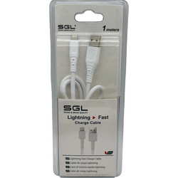 SGL FD5 USB-A to Lightning Cable 1m White TS-099378