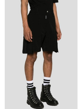 Dsquared2 Ανδρική Βερμούδα Υφασμάτινη Μαύρη S71MU0796D35016