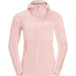 Jack Wolfskin Αθλητικό Γυναικείο Μπουφάν Softshell Μακρύ Ροζ 1207271-2203