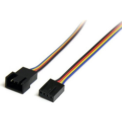 StarTech FAN4EXT12 Καλώδιο Τροφοδοσίας 4-Pin PWM to 4-Pin PWM 0.3m Multicolor