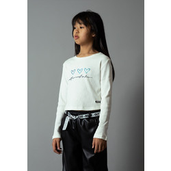 Ebita Παιδικό T-Shirt Μακρυμάνικο Λευκό 243033