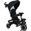 Bebe Stars Racer 360 Τρίκυκλο Ποδήλατο με Σκίαστρο & Χειρολαβή Μαύρο