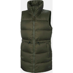Helly Hansen Αμάνικο Γυναικείο Μπουφάν Χειμωνιάτικο Puffer Μακρύ Χακί 54066-431