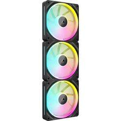 Corsair iCUE Link LX120 Case Fan 120mm RGB με Σύνδεση 3-Pin 4-Pin PWM 3τμχ Black