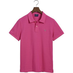 Gant Ανδρική Μπλούζα Polo Κοντομάνικη Φούξια 3G2201-675