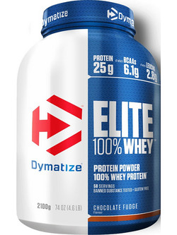 Dymatize Elite 100% Whey Chocolate Fudge Πρωτεΐνη Ορού Γάλακτος Γράμμωσης Χωρίς Γλουτένη 2.17kg