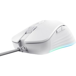Trust GXT 924 Ενσύρματο Gaming Ποντίκι RGB 25600 DPI White