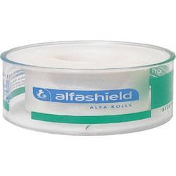 Alfashield Alfa Rolls Αδιάβροχη Μεταξωτή Επιδεσμική Ταινία 1.25cm x 5m