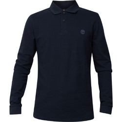 Timberland Ανδρική Μπλούζα Polo Μακρυμάνικη Navy Μπλε TB0A6VD2433