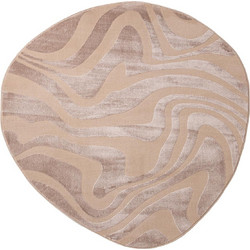 Royal Carpet Organic Χαλί Στρογγυλό 4 Εποχών 160cm 265 Beige