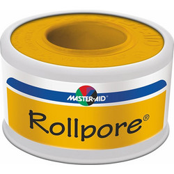 Master Aid Rollpore Χάρτινη Επιδεσμική Ταινία 1.25cm x 5m