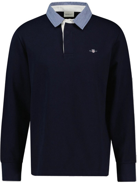 Gant Ανδρική Μπλούζα Polo Μακρυμάνικη Navy Μπλε 3G2004082-433
