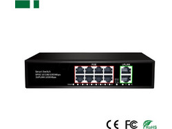 Anga PS-EG5182B Unmanaged L2 Switch με 8 Θύρες Ethernet 1000Mbps και 2 SFP θύρες