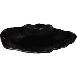 Kutahya Gyoza Black Πιάτο Ρηχό Πορσελάνης 22cm KX740170NRDU22
