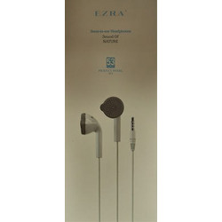 Ezra No.53 Handsfree Earbud 3.5mm White