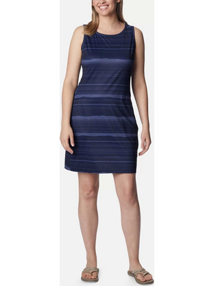 Columbia Chill River Printed Mini Καλοκαιρινό Αθλητικό Φόρεμα Navy Μπλε 1885752-593