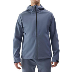 4F Ανδρικό Μπουφάν Χειμωνιάτικο Softshell Αντιανεμικό Γαλάζιο 4FWAW24TSOFM283-32S