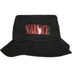 Merchcode Scarface Ανδρικό Καπέλο Bucket Υφασμάτινο Μαύρο MC754-00007