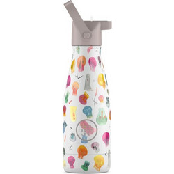 CoolPack Crazy Skulls Παιδικό Παγούρι Θερμός Ανοξείδωτο BPA Free Μπεζ 260ml