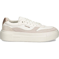 Calvin Klein Γυναικεία Sneakers Flatforms Λευκά Nude HW0HW02125-0K6