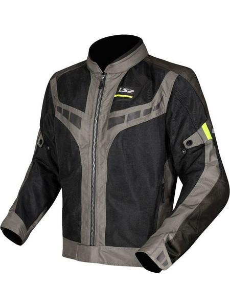 LS2 Garda Air Man Grey Black Yellow