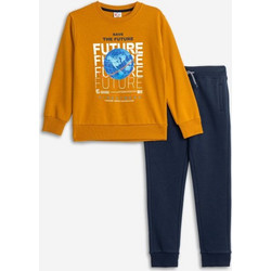 Funky Παιδικό Σετ Φόρμας Πορτοκαλί Navy Μπλε 225-117119-1