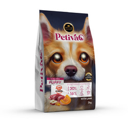 Petiva Dog Food Puppy Lamb 3kg