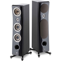 Focal Kanta No2 Ζεύγος Ηχείων Hi-Fi Δαπέδου 300W 3 Δρόμων Black Lacquer High Gloss