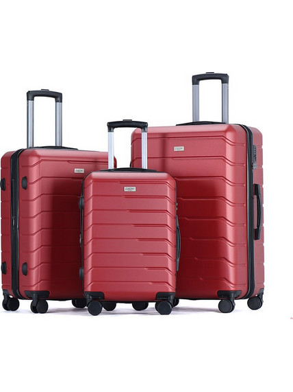 Lavor 1-601S Σετ Βαλίτσες 3τμχ Κόκκινες