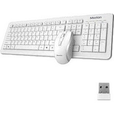 Meetion C4120 White Ασύρματο Σετ Πληκτρολόγιο & Ποντίκι