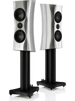 Estelon XC Diamond MKII Ζεύγος Ηχείων Hi-Fi Βιβλιοθήκης 150W 2 Δρόμων Silver Pure Alu Liquid Gloss
